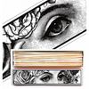 Extra Long Matches in Long Letterpress Printed Luxury Matchbox Wide Eyes