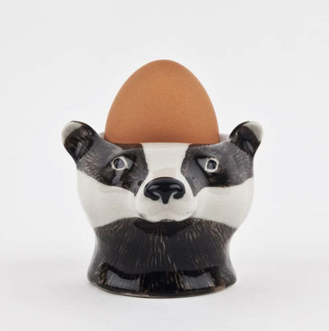 Badger Face Egg Cup Quail Ceramics