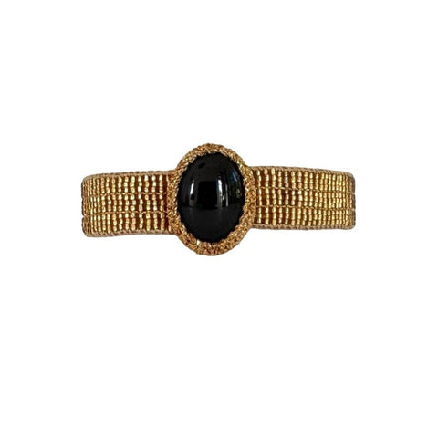 Bamboo Jules Bracelet - Onyx - Ibu Jewels