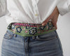 Mini Hand-Printed Silk Bandeau Scarf in Decorative Reusable Tin - Cotton Club Khaki