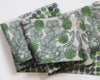 Mini Hand-Printed Silk Bandeau Scarf in Decorative Reusable Tin - Laos Green