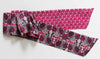 Mini Hand-Printed Silk Bandeau Scarf in Decorative Reusable Tin - Morea Fuchsia