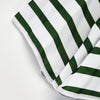 Beach Umbrella Parasol - Green and White Stripe