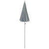 Beach Umbrella Parasol - Green and White Stripe
