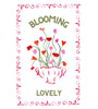 Blooimg Lovely - Flowers - Linen Tea Towel