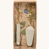 Recycled Brass Blossom Cake Serving Set