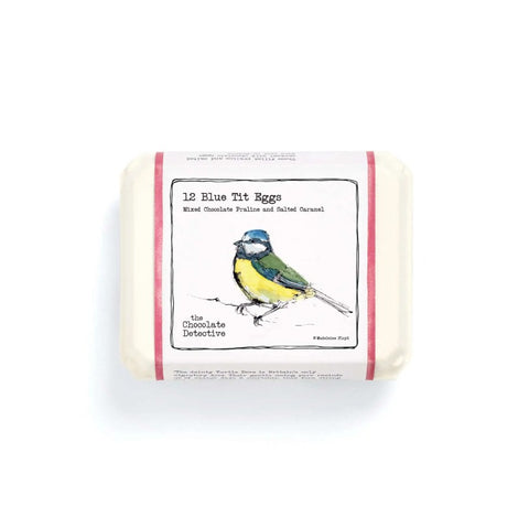 12 Blue Tit Eggs - The Chocolate Detective