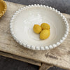 Bobble Rim Serving Bowl - Large - Ivory