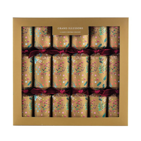 Christmas Crackers filled with Wooden Tree Decorations