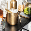 Ice Bucket or Wine Cooler - Brass Finish