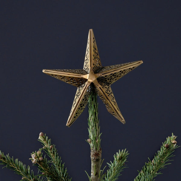 Brass Star Tree Topper