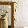 Brass Doves and White Berries Garland