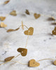 Brass Hearts Garland