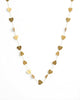 Brass Hearts Garland
