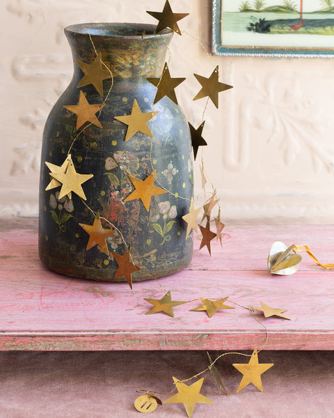 Brass Stars Garland