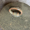 Stoneware Butter or Cheese Dish - Speckle Green