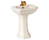 Maileg Bathroom Sink, Mouse - Off White
