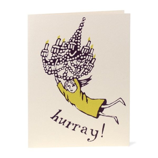 Chandelier Girl Card - Cambridge Imprint