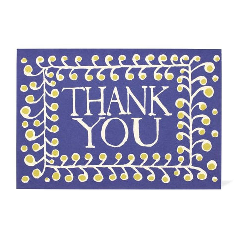 Thank You Pattern Card - Cambridge Imprint