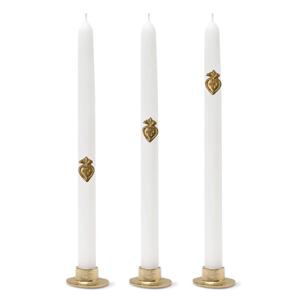 Brass Candle Decoration - Heart - Boncoeurs