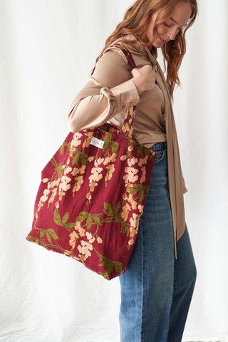 Canvas Bag - Wisteria Plum - One Hundred Stars