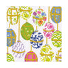 Caspari Cocktail Napkins Les Oeufs  - Easter Napkins