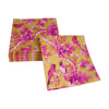 Caspari Cocktail Napkins Scenic Songbirds Rose & Gold