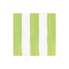 Caspari Luncheon Napkins Cafe Stripe - Lime