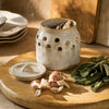 Ceramic Garlic Storage Jar