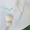 Chalcedony Fish Necklace - Sophie Deschamps Bijoux