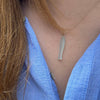 Chalcedony Fish Necklace - Sophie Deschamps Bijoux