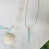 Chalcedony Fish Necklace - Sophie Deschamps Bijoux