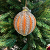 Chiara Embelished Velvet Bauble - Orange - Olsson & Jensen Sweden