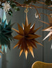 Foldable Cotton Paper Star - 40cm - Nutmeg