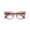 Okkia Reading Glasses - Claudia Big Cat Eye - Pink Havana