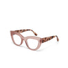 Okkia Reading Glasses - Claudia Big Cat Eye - Pink Havana
