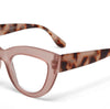 Okkia Reading Glasses - Claudia Big Cat Eye - Pink Havana