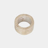 Set of Four Travertine Napkin Rings