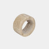 Cleighton Travertine Napkin Rings - Set of Six