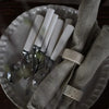 Cleighton Travertine Napkin Rings - Set of Six