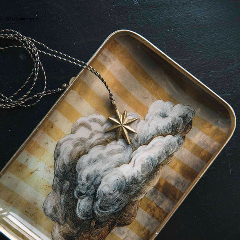 Enamelled Cloud Tray - Mini - Boncoeurs