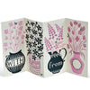Concertina Card - Say it with Flowers - Cambridge Imprint