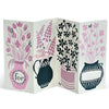 Concertina Card - Say it with Flowers - Cambridge Imprint