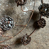 Rustic Aged Zinc Bud Wreath