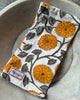 Cotton Block-Printed Marigold Napkin - Set of Four