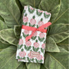 Cotton Block-Printed Mini Heritage Pattern Napkins - Set of Four