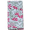 Cotton Block-Printed Sweet Pea Napkins - Set of Four c