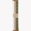 Cotton Paper Christmas Gift Wrap - Assorted - Moss, Warm-White, Natural