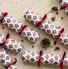 Christmas Crackers filled with Wooden Tree Decorations