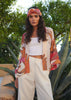 Crane Ecru Kimono - One Hundred Stars